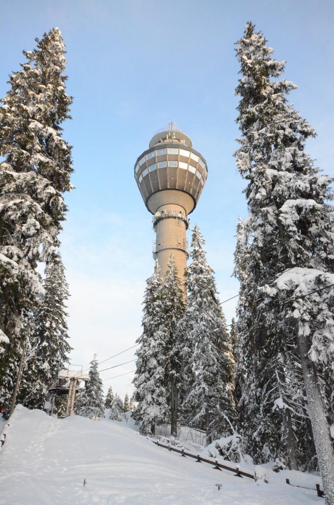 Puijo tower at Kuopio, Finland. Photo: Upe Nykänen