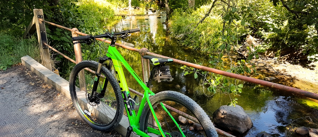 Paradise for the beginner mountain biker and easy riding for the more experienced: Fiskars’ mountain bike trail network is fast gaining a reputation