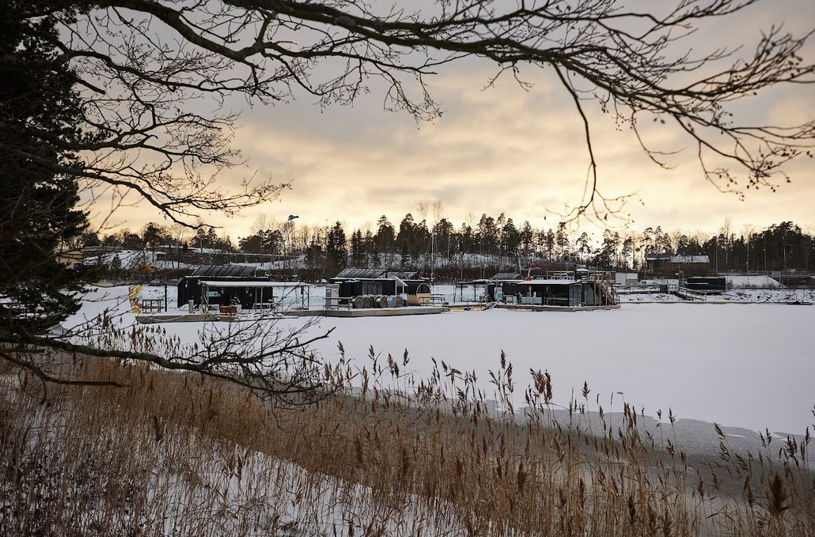 Laguuni Keilaniemi A Floating Sauna By The Shores Of Espoo FINLAND Laguuni Keilaniemi A Floating Sauna By The Shores Of Espoo FINLAND