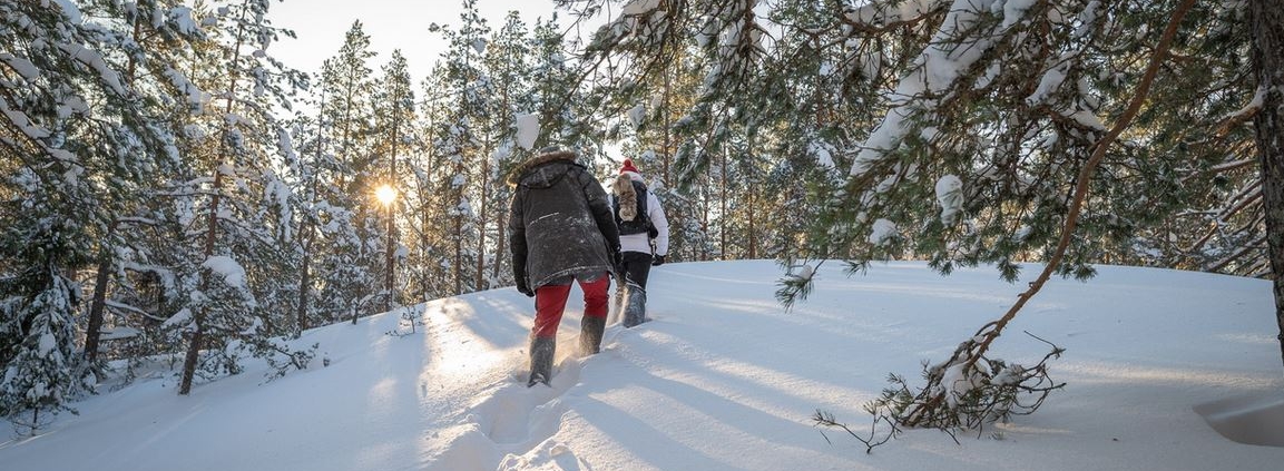 The terrain in Nuuksio is hilly, and during winter, there is often plenty of snow—much more than just a stone’s throw away in Helsinki.
