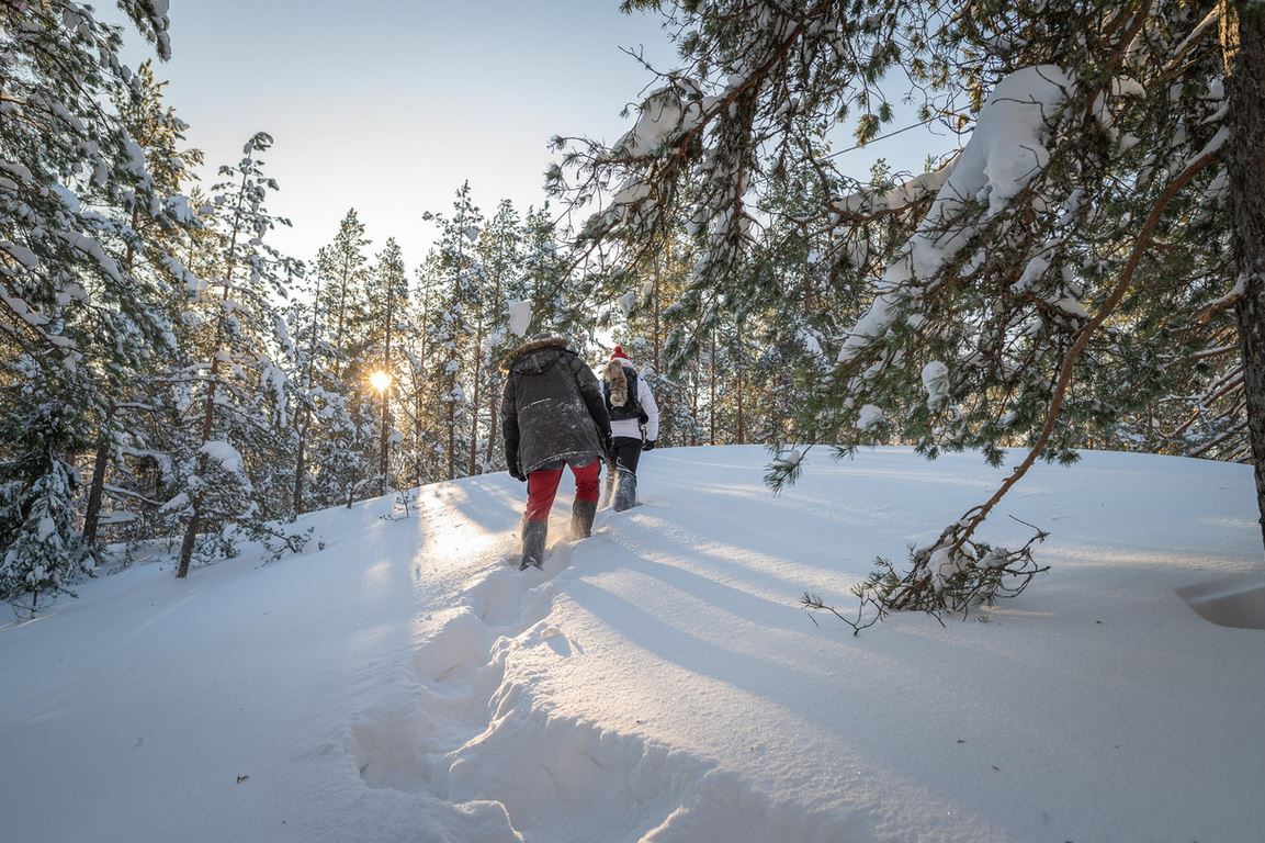 The terrain in Nuuksio is hilly, and during winter, there is often plenty of snow—much more than just a stone’s throw away in Helsinki.
